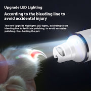 electric pet nail grinder, view 5 - MRSLM