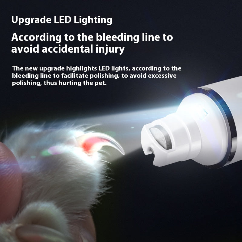 electric pet nail grinder, view 5 - MRSLM