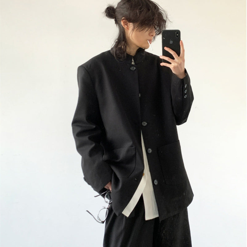 men's stand collar Zhongshan jacket, view 6 - MRSLM