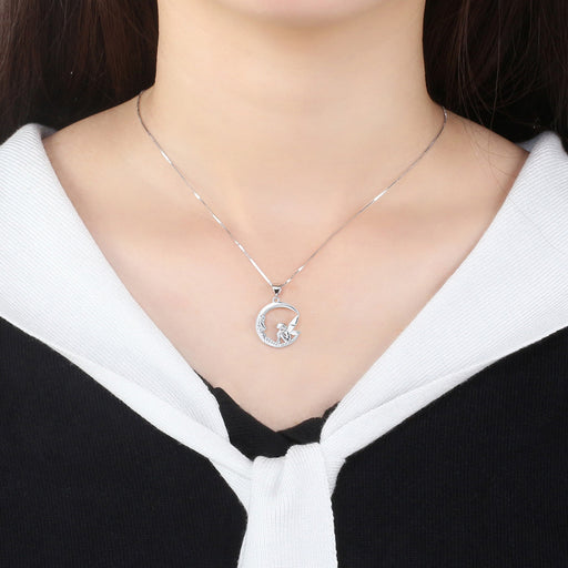 S925 silver angel pendant necklace - MRSLM