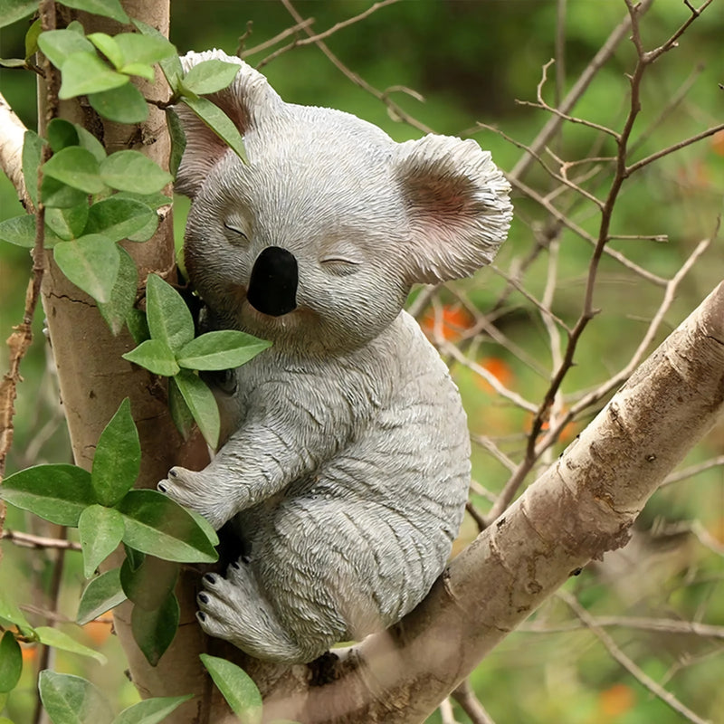 outdoor koala garden statue, view 3 - MRSLM