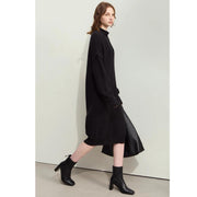 women's midi knitted dress, view 5 - MRSLM