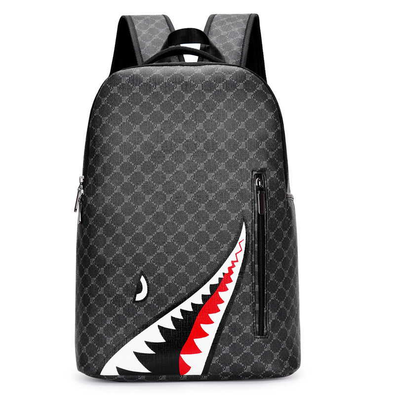 shark backpack for men, view 7 - MRSLM