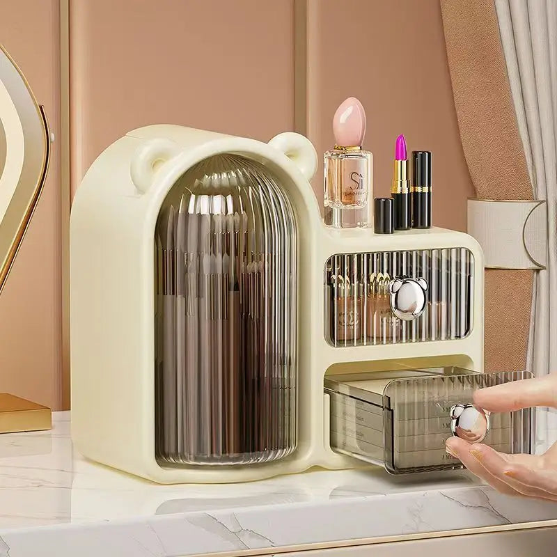 360° rotating makeup brush holder, view 8 - MRSLM
