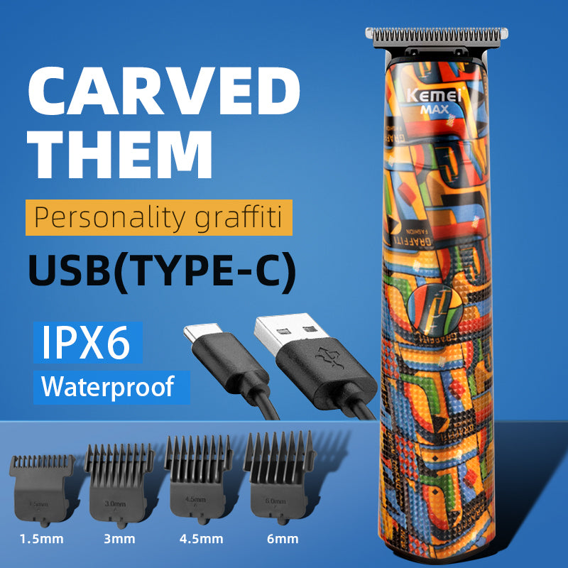 electric hair clipper and trimmer for men, view 2 - MRSLM