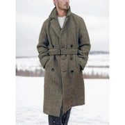 men's woolen long coat, view 2 - MRSLM