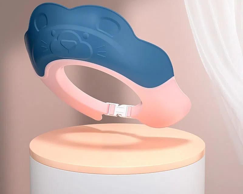 adjustable cartoon crown baby shower cap, view 11 - MRSLM