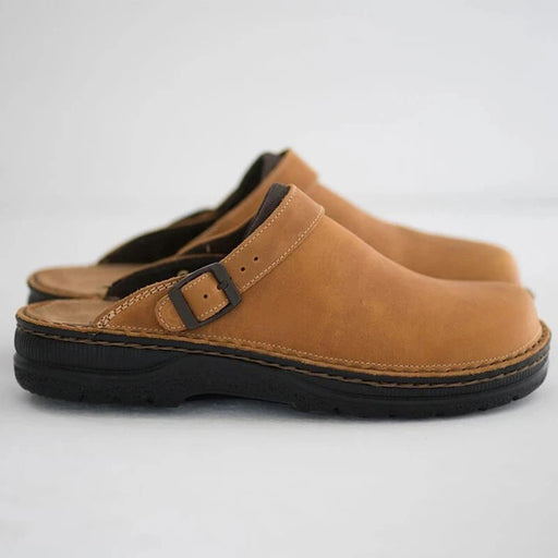 men's platform half-closed toe slippers - MRSLM