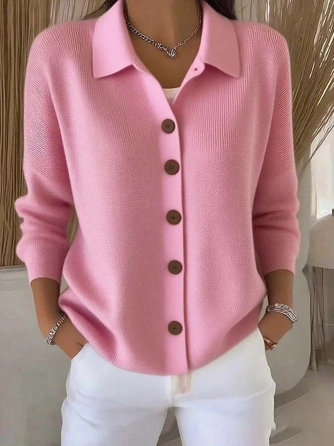 women's button knit cardigan, view 6 - MRSLM