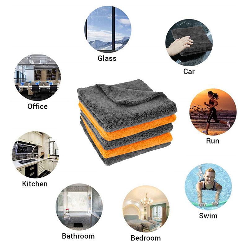 microfiber car detailing towels 40x40cm, view 5 - MRSLM