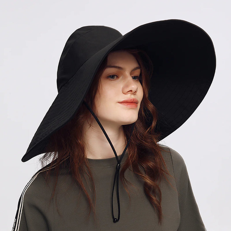 large brim waterproof beach cap, view 8 - MRSLM