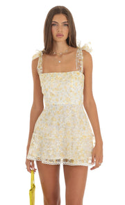 women's sleeveless mesh dress, view 4 - MRSLM