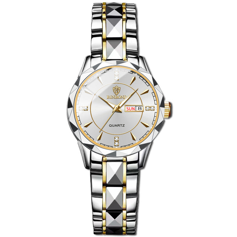 Steel calendar quartz watch, view 12 - MRSLM
