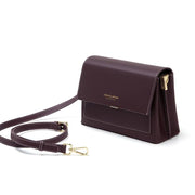 small split leather crossbody bag, view 6 - MRSLM