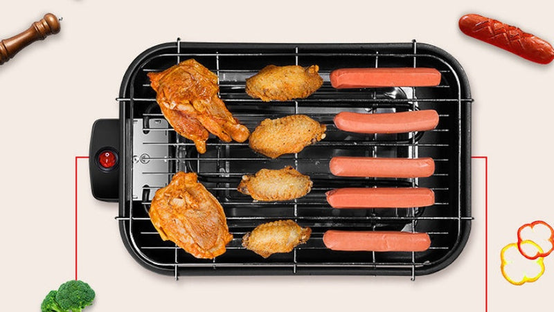 household square electric grill, view 4 - MRSLM