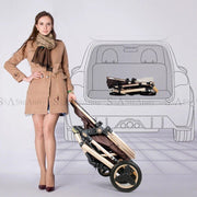5-in-1 foldable baby stroller, view 12 - MRSLM