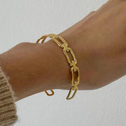 geometric open cuff bracelet - MRSLM