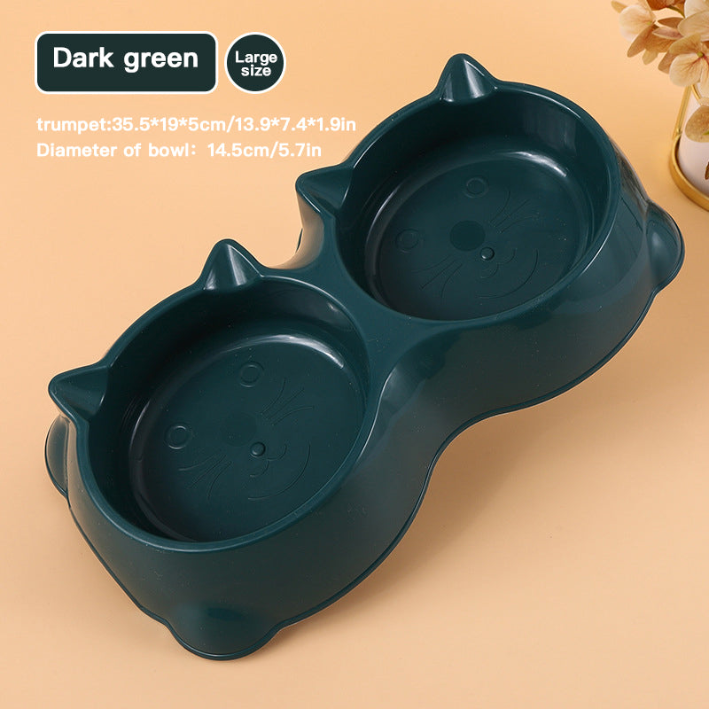 double pet bowl for cats, view 8 - MRSLM