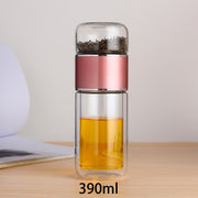 glass tea infuser bottle, view 4 - MRSLM