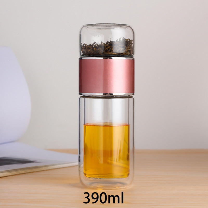 glass tea infuser bottle, view 4 - MRSLM