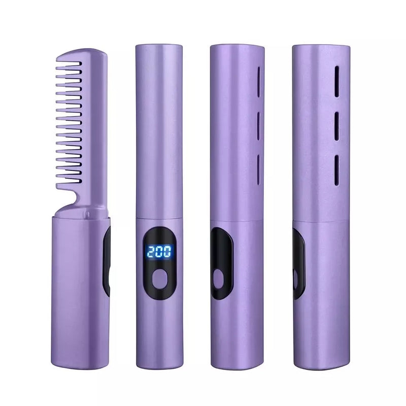 wireless hair straightener comb, view 4 - MRSLM