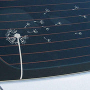 Reflective dandelion vinyl car decal - MRSLM