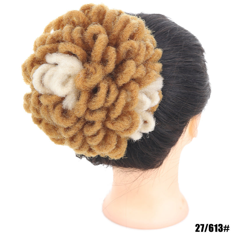 african wig bun drawstring afro hair, view 13 - MRSLM