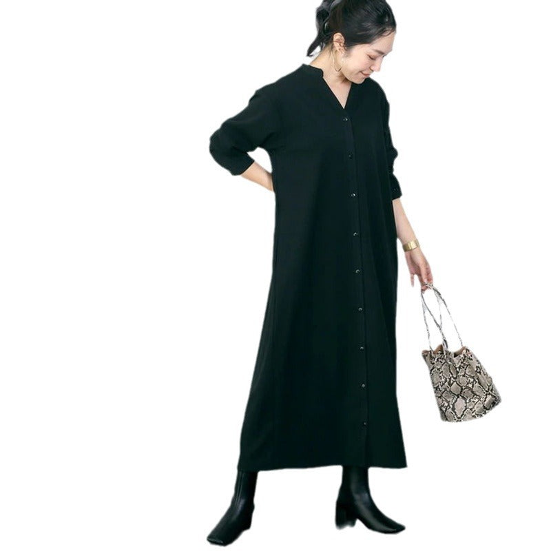 women's autumn winter a-line dress, view 4 - MRSLM