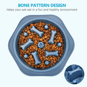 slow feeder dog bowl, view 7 - MRSLM
