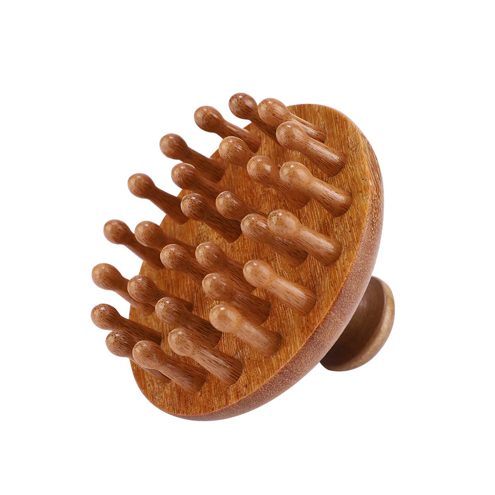 Sandalwood Scalp Massage Comb for Hair Care