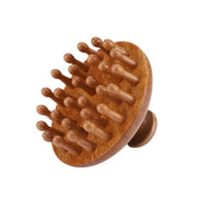 sandalwood scalp massage comb, view 2 - MRSLM