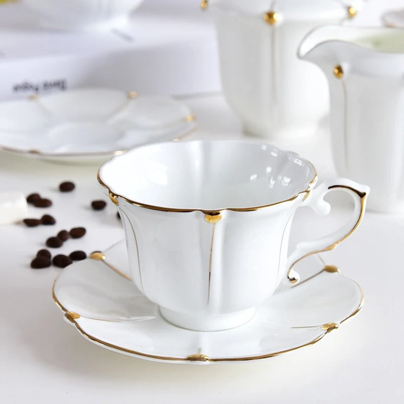 European bone china tea set, view 7 - MRSLM