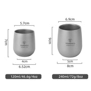 titanium camping mug, view 7 - MRSLM