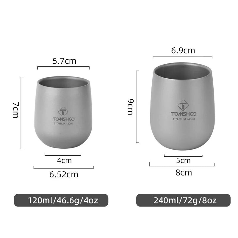 titanium camping mug, view 7 - MRSLM
