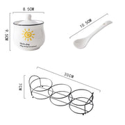 Ceramic spice jar set with spoon and lid, view 15 - MRSLM