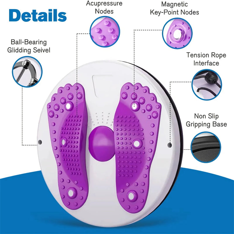 portable waist twisting disc, view 5 - MRSLM