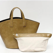 vegan leather tote bag, view 6 - MRSLM