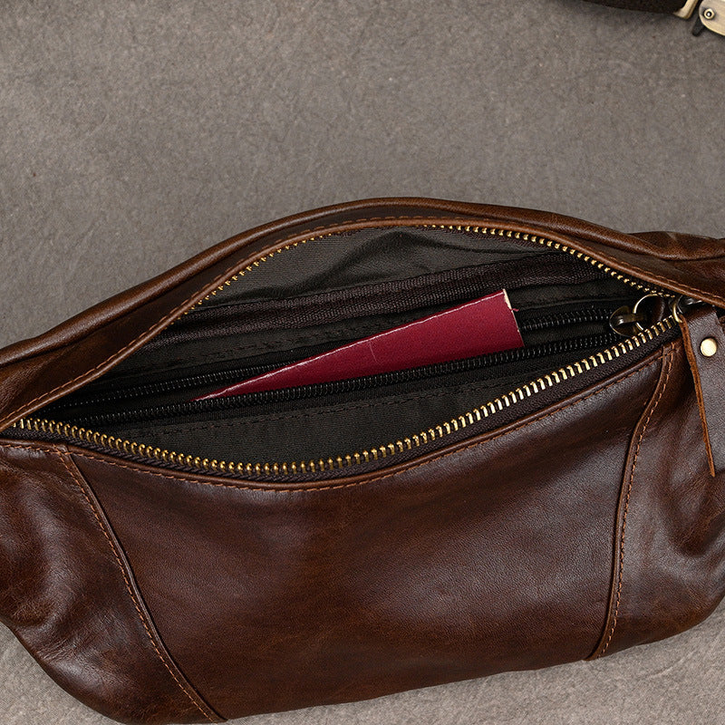 men's leather phone bag, view 3 - MRSLM