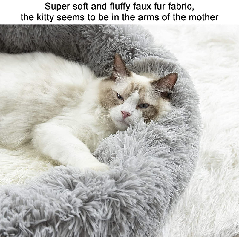 faux fur bed for small dogs and kittens, view 7 - MRSLM
