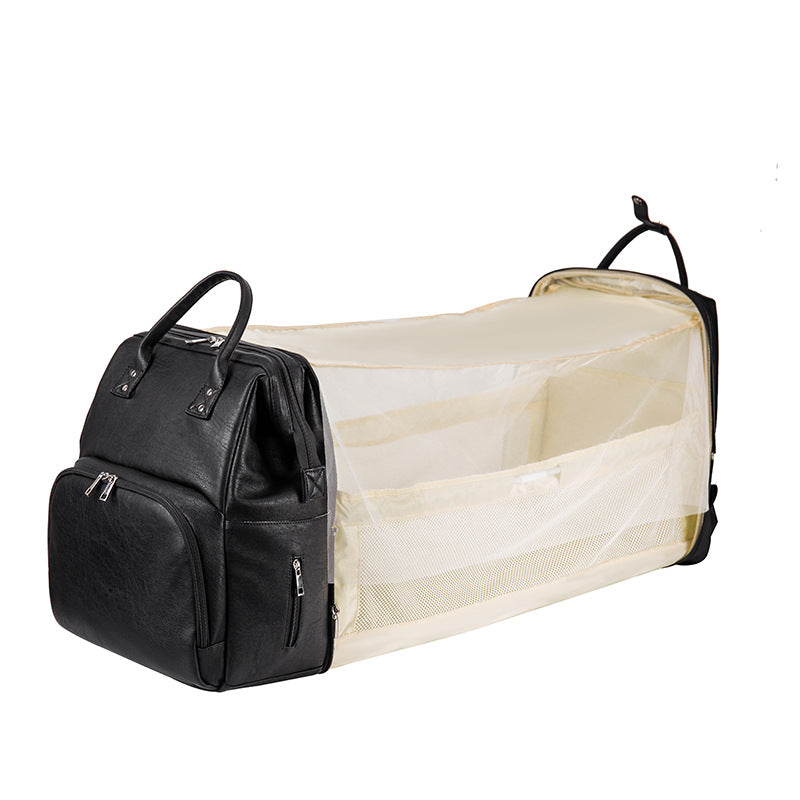 folding mommy backpack, view 4 - MRSLM