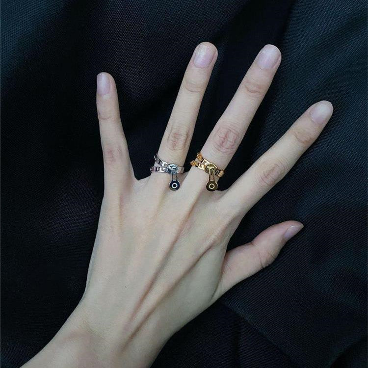 plated zipper ring - MRSLM