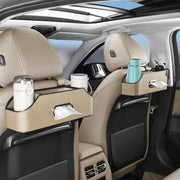 PU leather car seat back organizer, view 12 - MRSLM