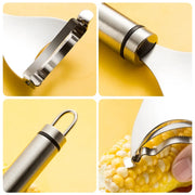 stainless steel corn stripper set, view 5 - MRSLM