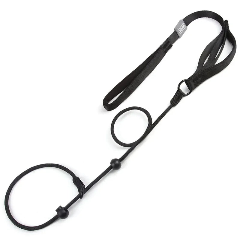 adjustable slip lead dog leash, view 3 - MRSLM