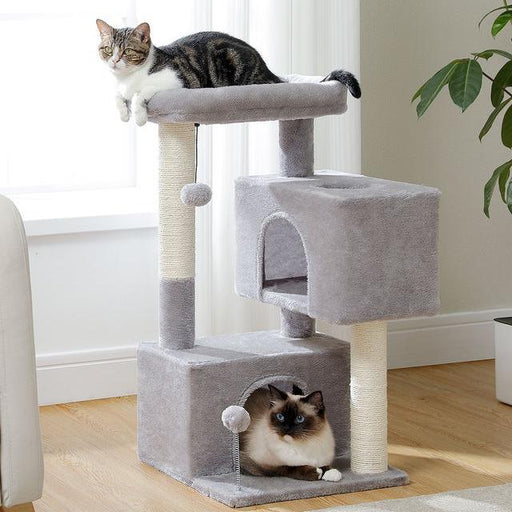 80 cm cat tower with double condo, view 4 - MRSLM