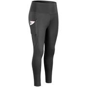 high-waist yoga leggings with pockets, view 2 - MRSLM
