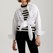 striped knit t-shirt, view 5 - MRSLM