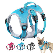 adjustable reflective dog harness, view 6 - MRSLM