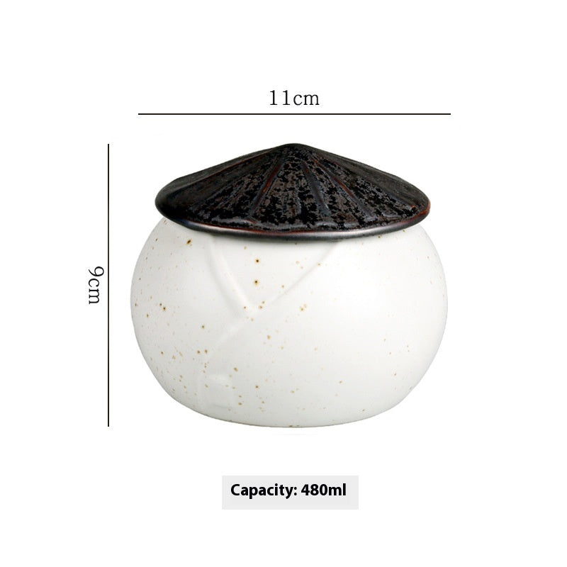 ceramic bamboo hat stew bowl, view 10 - MRSLM