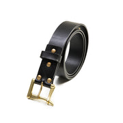 men's cowhide leather belt, view 8 - MRSLM